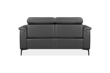 2-sitssoffa Lund Grå, PU, Elektrisk vilstol - Grå, PU, Elektrisk vilstol - Möbler - Soffa - Biosoffa & reclinersoffa