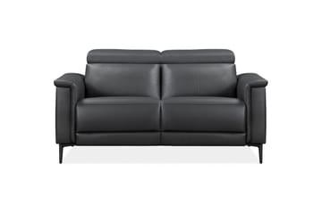 2-sitssoffa Lund Grå, PU, Elektrisk vilstol - Grå, PU, Elektrisk vilstol - Möbler - Soffa - Biosoffa & reclinersoffa