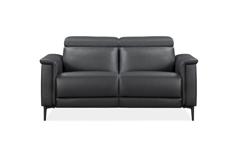 2-sitssoffa Lund Grå, PU, Elektrisk vilstol - Grå, PU, Elektrisk vilstol - Möbler - Soffa - Biosoffa & reclinersoffa