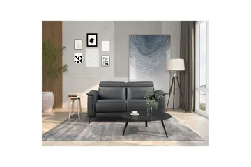 2-sitssoffa Lund Grå, PU, Elektrisk vilstol - Grå, PU, Elektrisk vilstol - Möbler - Soffa - Biosoffa & reclinersoffa