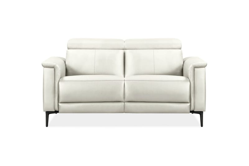 2-sitssoffa Lund Kräm, PU, Manuell vilstol - Kräm, PU, Manuell vilstol - Möbler - Soffa - Biosoffa & reclinersoffa