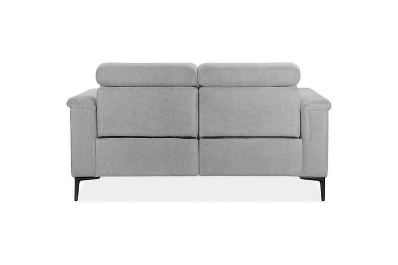 2-sitssoffa Lund Ljusgrå, Belfast tyg, Elektrisk vilstol - Ljusgrå, Belfast tyg, Elektrisk vilstol - Möbler - Soffa - Biosoffa & reclinersoffa