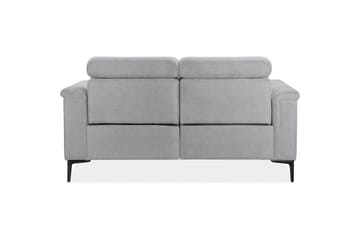 2-sitssoffa Lund Ljusgrå, Belfast tyg, Elektrisk vilstol - Ljusgrå, Belfast tyg, Elektrisk vilstol - Möbler - Soffa - Biosoffa & reclinersoffa