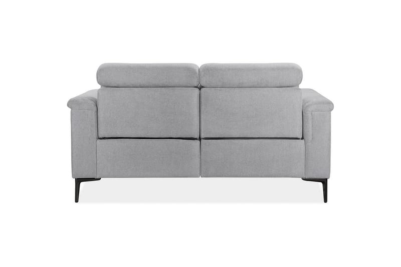 2-sitssoffa Lund Ljusgrå, Belfast tyg, Elektrisk vilstol - Ljusgrå, Belfast tyg, Elektrisk vilstol - Möbler - Soffa - Biosoffa & reclinersoffa