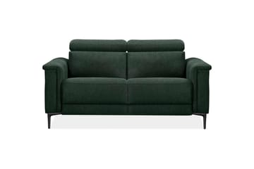 2-sitssoffa Lund Mörkgrön, Belfast tyg, Elektrisk vilstol - Mörkgrön, Belfast tyg, Elektrisk vilstol - Möbler - Soffa - Biosoffa & reclinersoffa