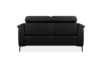 2-sitssoffa Lund Svart, Läder/PU, Elektrisk vilstol - Svart, Läder/PU, Elektrisk vilstol - Möbler - Soffa - Biosoffa & reclinersoffa