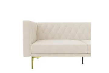 2-sitssoffa Marseille Elfenben - Elfenben - Möbler - Soffa - Sammetssoffa