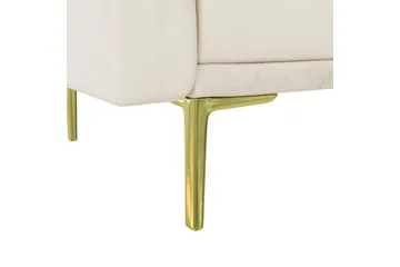 2-sitssoffa Marseille Elfenben - Elfenben - Möbler - Soffa - Sammetssoffa