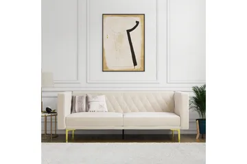 2-sitssoffa Marseille Elfenben - Elfenben - Möbler - Soffa - Sammetssoffa