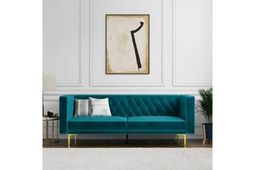 2-sitssoffa Marseille Smaragdgrön - Smaragdgrön - Möbler - Soffa - Sammetssoffa