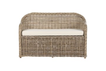 2-sitssoffa med fotpall Susua - Utemöbler & utemiljö - Utesoffa - Trädgårdssoffa