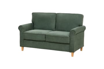 2-sitssoffa Ronneby Grönt, ljust trä - Grönt, ljust trä - Möbler - Soffa - 2 sits soffa