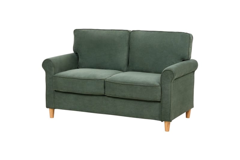 2-sitssoffa Ronneby Grönt, ljust trä - Grönt, ljust trä - Möbler - Soffa - 2 sits soffa