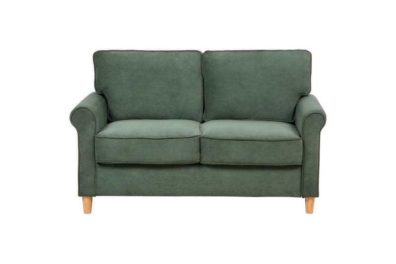 2-sitssoffa Ronneby Grönt, ljust trä - Grönt, ljust trä - Möbler - Soffa - 2 sits soffa
