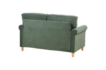 2-sitssoffa Ronneby Grönt, ljust trä - Grönt, ljust trä - Möbler - Soffa - 2 sits soffa