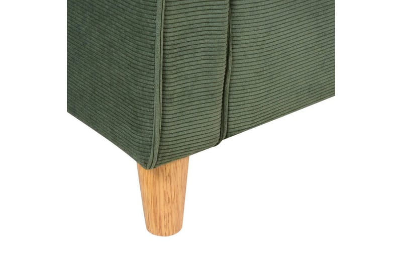 2-sitssoffa Ronneby Grönt, ljust trä - Grönt, ljust trä - Möbler - Soffa - 2 sits soffa