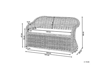 2-sitssoffa Susua - Utemöbler & utemiljö - Utesoffa - Trädgårdssoffa