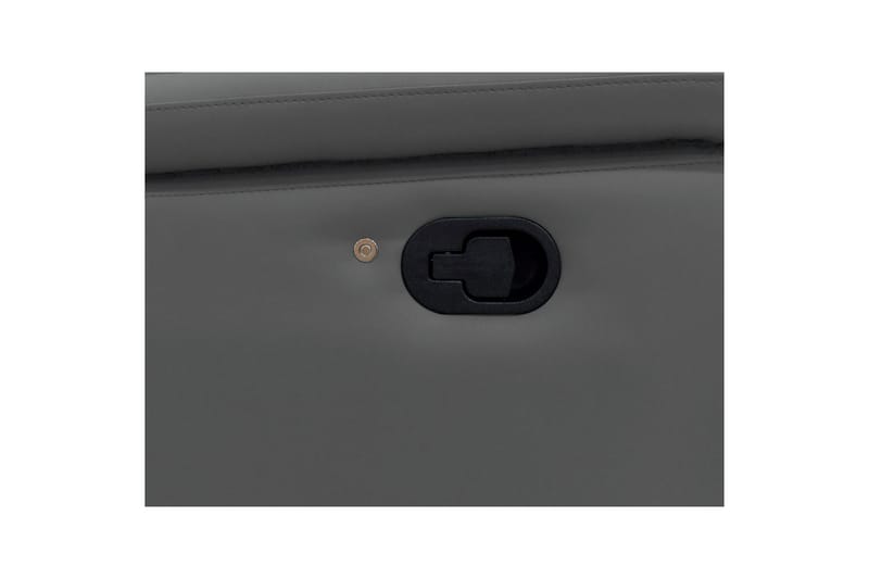 2-sitssoffa Pareli Grå, Läder/PU, Manuell vilstol - Grå, Läder/PU, Manuell vilstol - Möbler - Soffa - Biosoffa & reclinersoffa