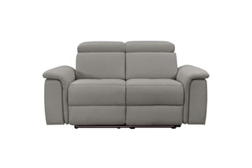 2-sitssoffa Pareli Grå, Sunday tyg, Manuell vilstol - Grå, Sunday tyg, Manuell vilstol - Möbler - Soffa - Biosoffa & reclinersoffa