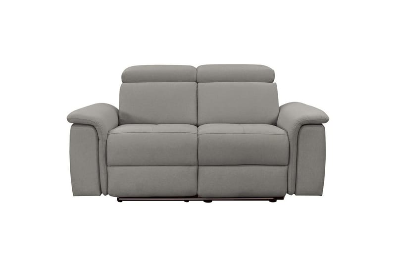 2-sitssoffa Pareli Grå, Sunday tyg, Manuell vilstol - Grå, Sunday tyg, Manuell vilstol - Möbler - Soffa - Biosoffa & reclinersoffa