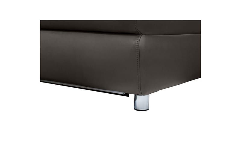 2-sitssoffa Pareli Brun, Läder/PU, Manuell vilstol - Brun, Läder/PU, Manuell vilstol - Möbler - Soffa - Biosoffa & reclinersoffa