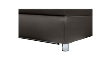 2-sitssoffa Pareli Brun, Läder/PU, Manuell vilstol - Brun, Läder/PU, Manuell vilstol - Möbler - Soffa - Biosoffa & reclinersoffa