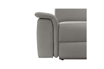 2-sitssoffa Pareli Grå, Sunday tyg, Manuell vilstol - Grå, Sunday tyg, Manuell vilstol - Möbler - Soffa - Biosoffa & reclinersoffa