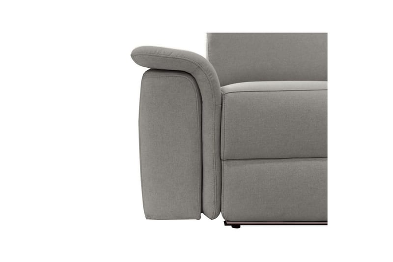 2-sitssoffa Pareli Grå, Sunday tyg, Manuell vilstol - Grå, Sunday tyg, Manuell vilstol - Möbler - Soffa - Biosoffa & reclinersoffa