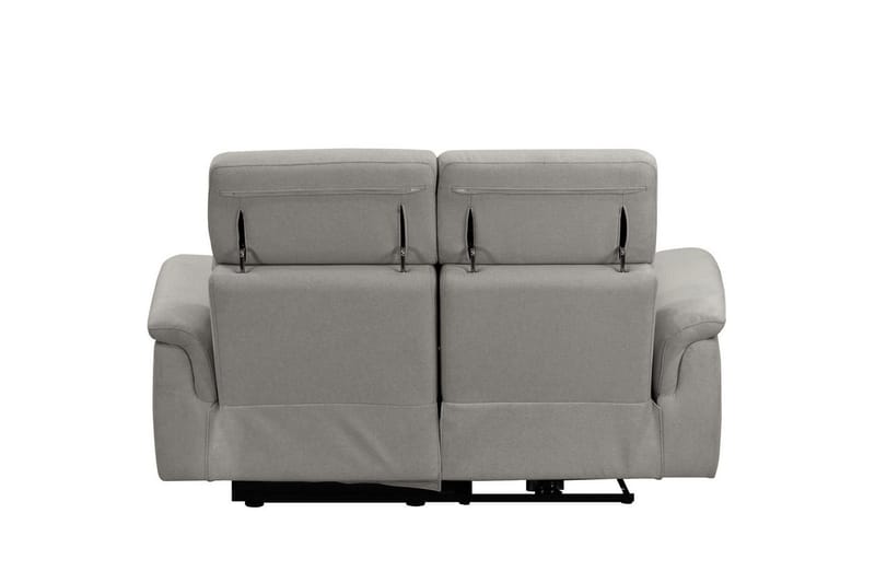 2-sitssoffa Pareli Grå, Sunday tyg, Manuell vilstol - Grå, Sunday tyg, Manuell vilstol - Möbler - Soffa - Biosoffa & reclinersoffa