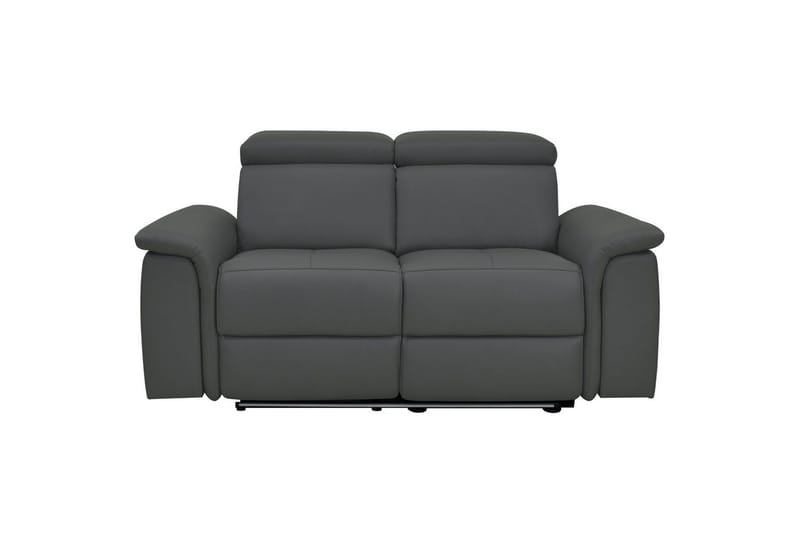 2-sitssoffa Pareli Grå, Läder/PU, Elektrisk vilstol - Grå, Läder/PU, Elektrisk vilstol - Möbler - Soffa - Biosoffa & reclinersoffa