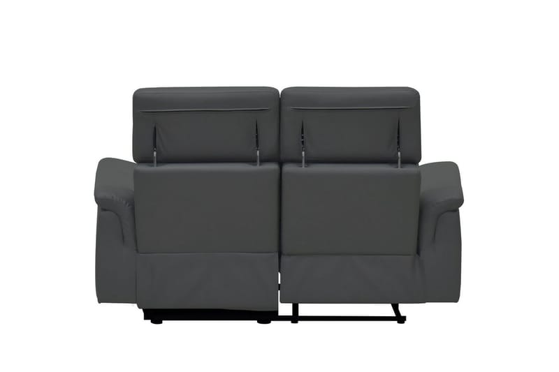 2-sitssoffa Pareli Grå, Läder/PU, Elektrisk vilstol - Grå, Läder/PU, Elektrisk vilstol - Möbler - Soffa - Biosoffa & reclinersoffa