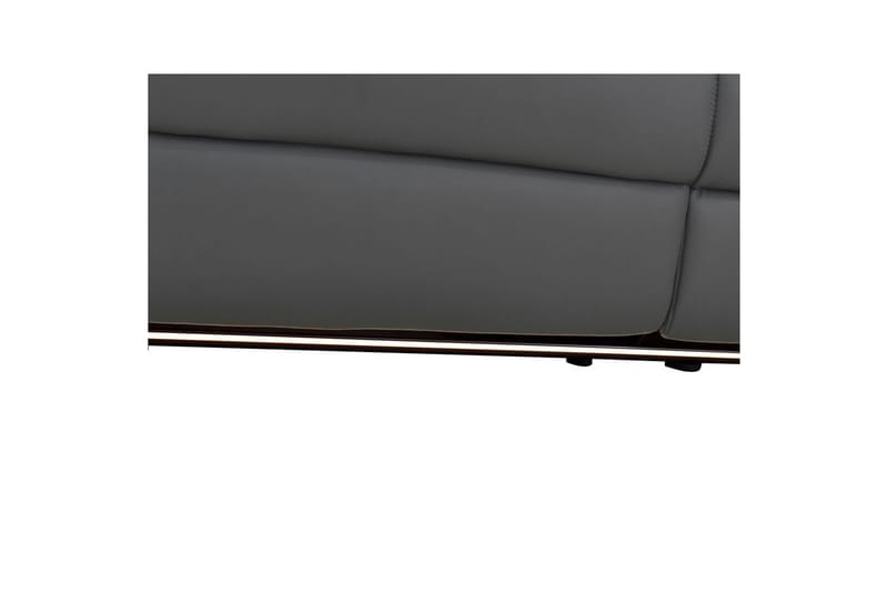 2-sitssoffa Pareli Grå, Läder/PU, Elektrisk vilstol - Grå, Läder/PU, Elektrisk vilstol - Möbler - Soffa - Biosoffa & reclinersoffa