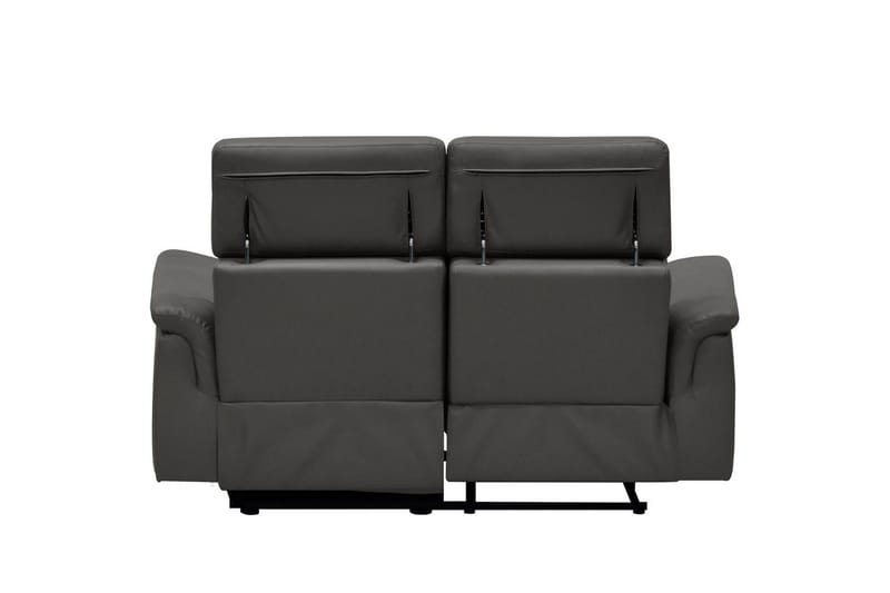 2-sitssoffa Pareli Brun, PU, Manuell vilstol - Brun, PU, Manuell vilstol - Möbler - Soffa - Biosoffa & reclinersoffa