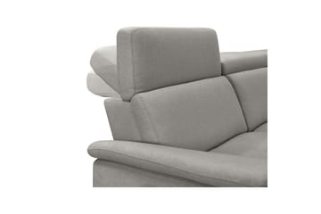 2-sitssoffa Pareli Grå, Sunday tyg, Manuell vilstol - Grå, Sunday tyg, Manuell vilstol - Möbler - Soffa - Biosoffa & reclinersoffa