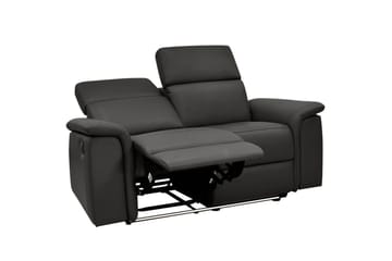 2-sitssoffa Pareli Brun, PU, Manuell vilstol - Brun, PU, Manuell vilstol - Möbler - Soffa - Biosoffa & reclinersoffa