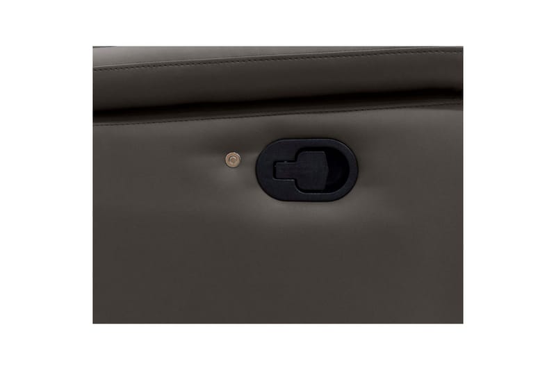 2-sitssoffa Pareli Brun, Läder/PU, Manuell vilstol - Brun, Läder/PU, Manuell vilstol - Möbler - Soffa - Biosoffa & reclinersoffa