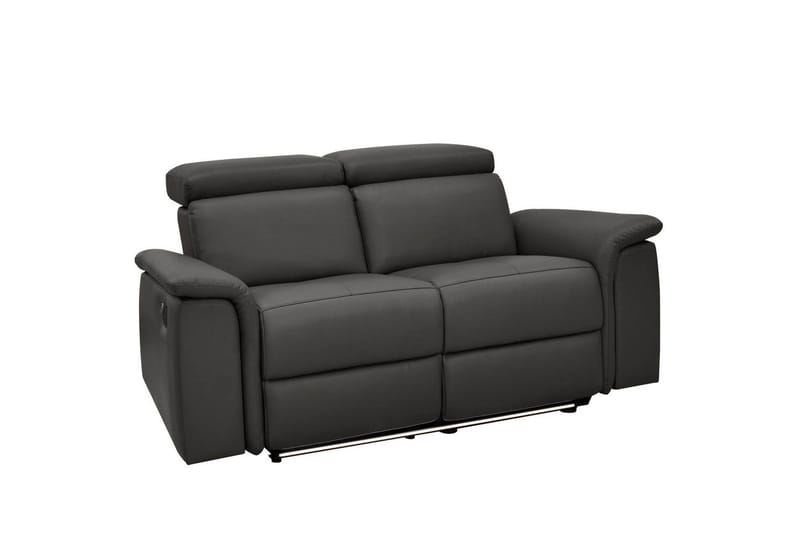 2-sitssoffa Pareli Brun, PU, Manuell vilstol, Brun, PU, Manuell vilstol