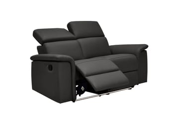 2-sitssoffa Pareli Brun, PU, Manuell vilstol - Brun, PU, Manuell vilstol - Möbler - Soffa - Biosoffa & reclinersoffa