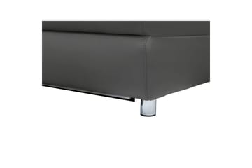 2-sitssoffa Pareli Grå, Läder/PU, Manuell vilstol - Grå, Läder/PU, Manuell vilstol - Möbler - Soffa - Biosoffa & reclinersoffa