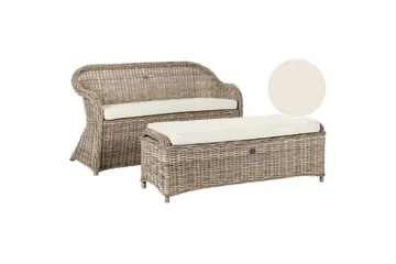 2.5-sitssoffa med fotpall Susua - Möbler - Soffa - Soffgrupp