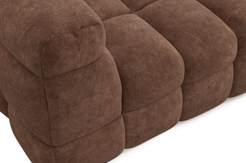 3-sits Bubblig Soffa Elise - Brun - Möbler - Soffa - 3 sits soffa