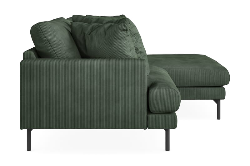 3-sits Divansoffa Armunia - Grön - 3 sits soffa med divan - Divansoffa & schäslongsoffa