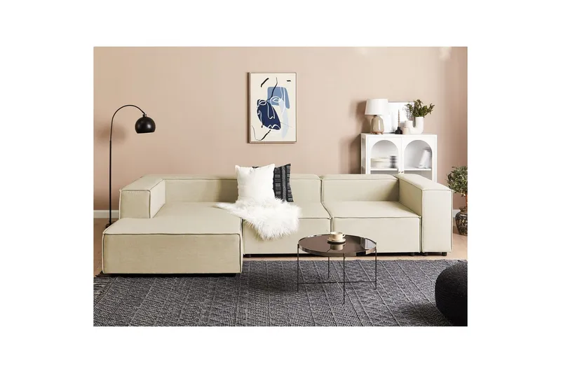 3-sits Hörnsoffa Aprica Högervänd - Högervänd - Möbler - Soffa - Divansoffa & schäslongsoffa - 3 sits soffa med divan