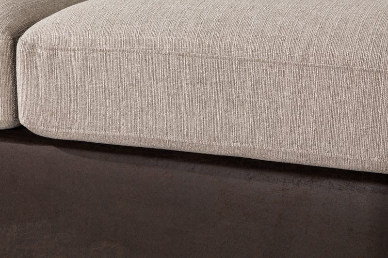 3-sits Havanna Schäslong Höger Kuvertkuddar - Brun|Beige - 3 sits soffa med divan - Divansoffa & schäslongsoffa