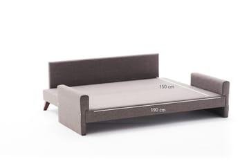 3-sits Soffa Burundi - Brun - Möbler - Soffa - 3 sits soffa