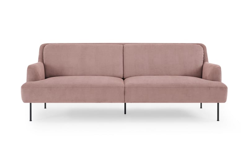 3-sits Soffa Delorse - Rosa - Möbler - Soffa - 3 sits soffa