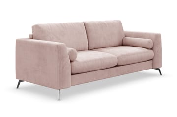 3-sits Soffa Friday Lyx - Rosa/Svart - Möbler - Soffa - 3 sits soffa