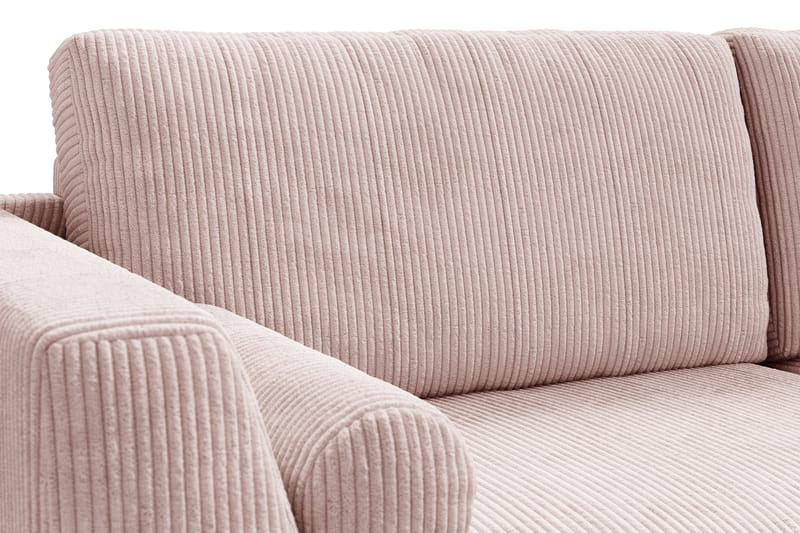 3-sits Soffa Friday Lyx - Rosa/Svart - Möbler - Soffa - 3 sits soffa