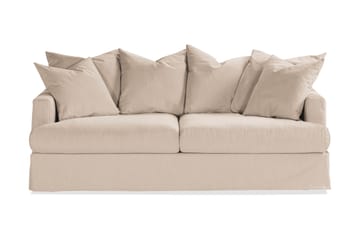 3-sits Soffa Menard Tvättbar & avtagbar klädsel - Beige - Möbler - Soffa - 3 sits soffa