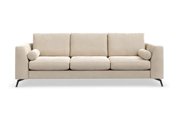4-sits Soffa Friday Lyx - Beige/Sammet - Möbler - Soffa - Sammetssoffa